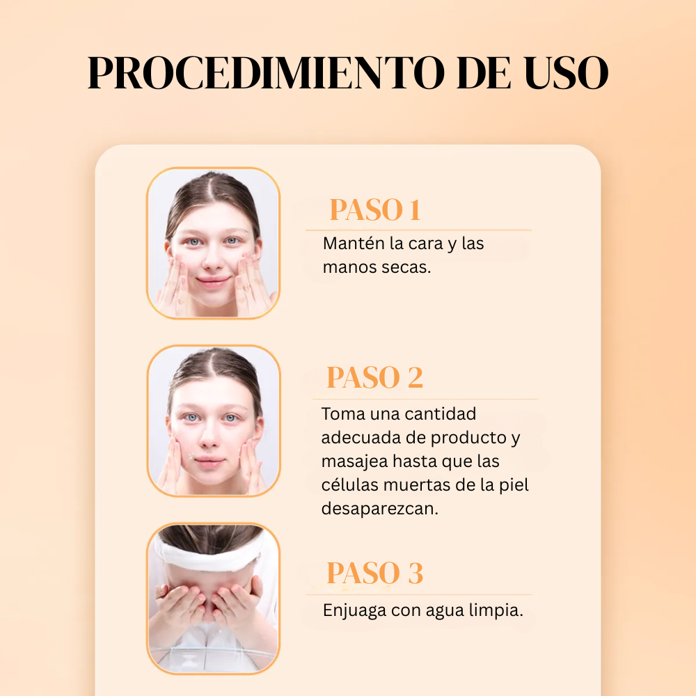 Gel exfoliante de naranja