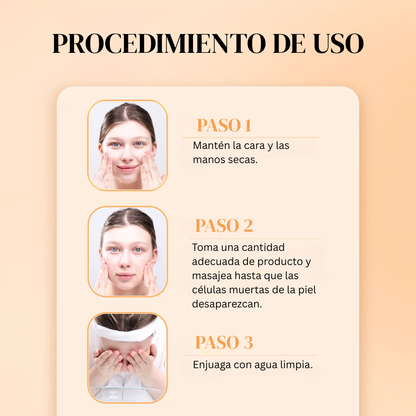 Gel exfoliante de naranja